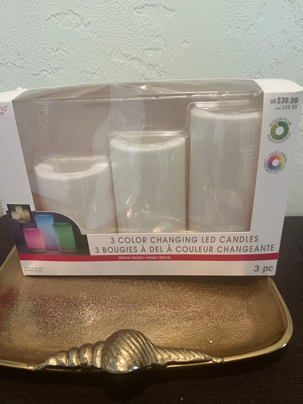 #1897* Count White Color Changing LED Candles - Brand